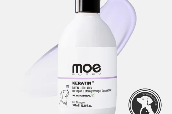 Moe Puppy Keratin+ best dog shampoo safe for cats and dogs