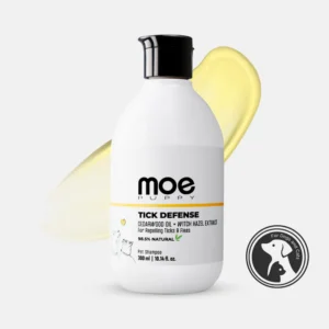 Moe Puppy Tick Defense tick shampoo for dogs against ticks and fleas