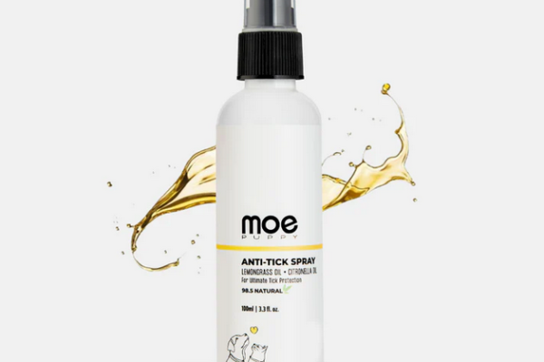 Moe Puppy Tick Spray 100ml tick spray for dogs and cats with lemongrass and citronella