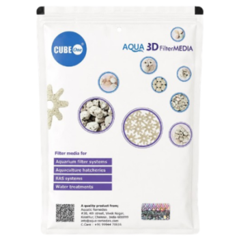 Cube One Ceramic Rings biological filter media by Aquatic Remedies for marine and freshwater aquariums available at Ocean Paws India
