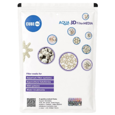 Cube One Ceramic Rings biological filter media by Aquatic Remedies for marine and freshwater aquariums available at Ocean Paws India