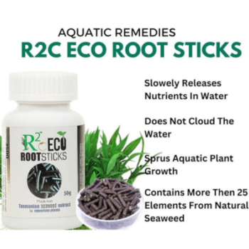 Aquatic Remedies R2O Eco Root Sticks 50g aquarium plant fertilizer with Tasmanian seaweed extract available at Ocean Paws India