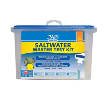 API Master Saltwater Test Kit box front view for marine aquariums